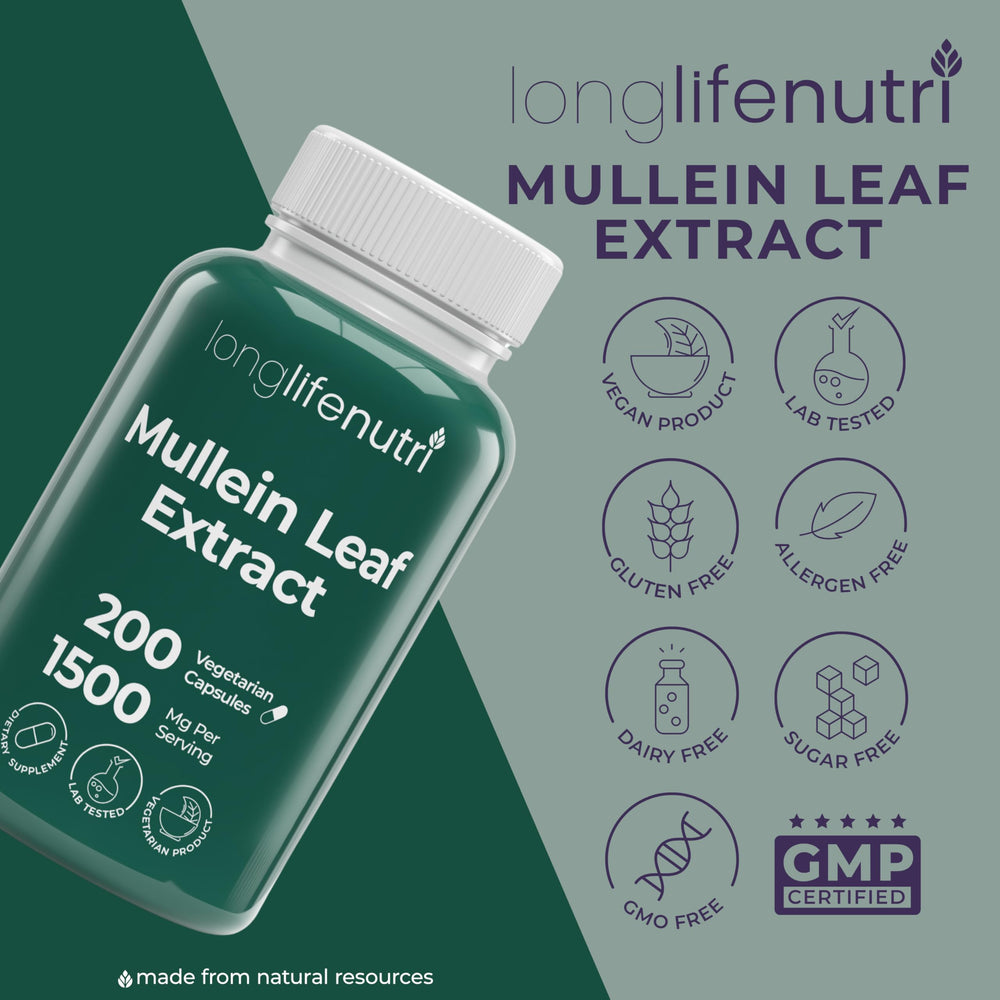 Made in USA badge for LongLifeNutri Mullein Leaf