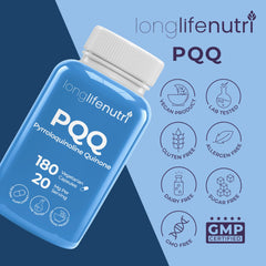 LongLifeNutri PQQ 6-month supply packaging