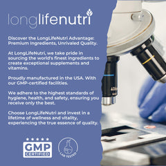 LongLifeNutri PQQ day routine image suggesting morning consistency.
