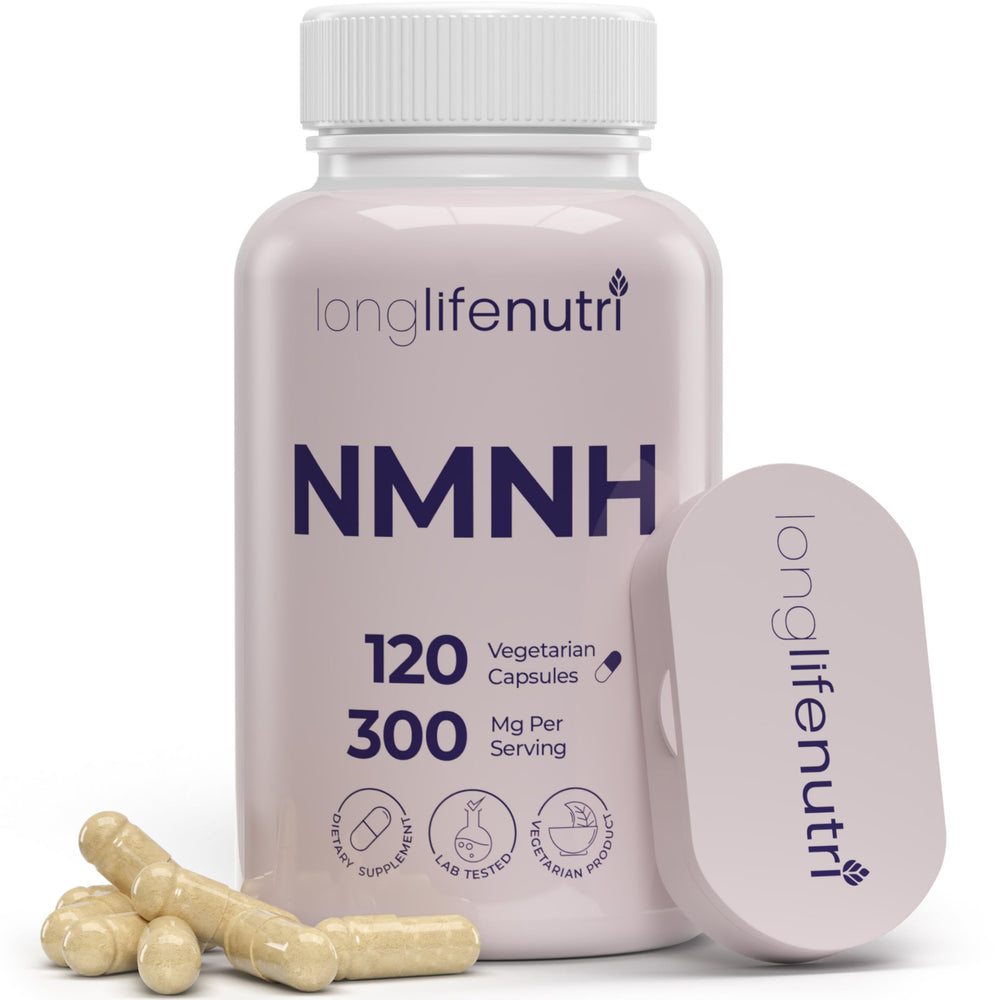 Hero image for LongLifeNutri NMNH 300mg vegan capsules