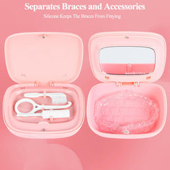 Chewies and cleaning brush included with case