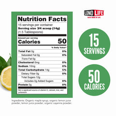 Serving idea: 8 oz water per scoop for daily use