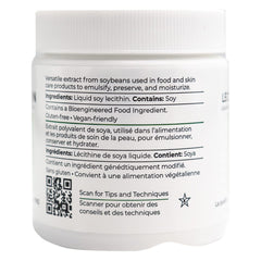 LorAnn Lecithin Liquid 4 oz jar with usage and emulsifier notes