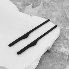 Stylish black glasses ear socks with secure fit
