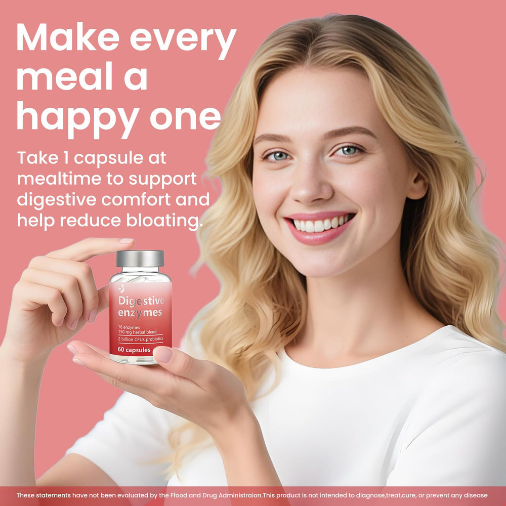 Nutrient absorption process with enzymes