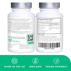 Love Life Supplements MultiSpore Plus GMP-certified seal reflects high manufacturing standards.