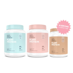 Love Sweat Fitness non-GMO certification label on box