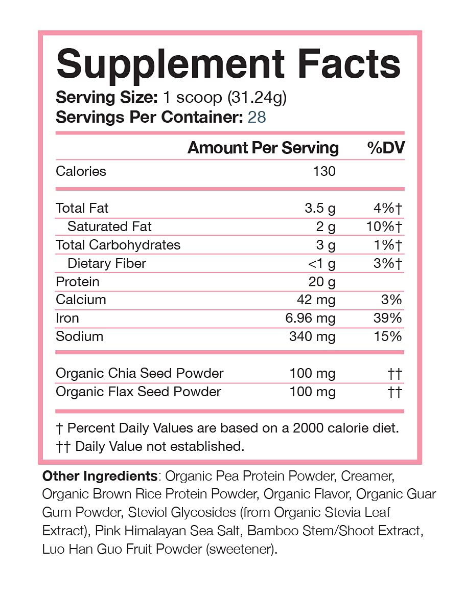 Love Sweat Fitness vanilla protein powder scoop beside a glass of water.