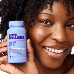 Digestive health concept with enzymes and herbs