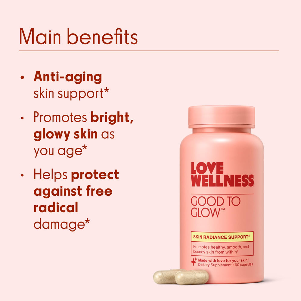 Illustration of vitamins C and E highlighting anti-aging benefits