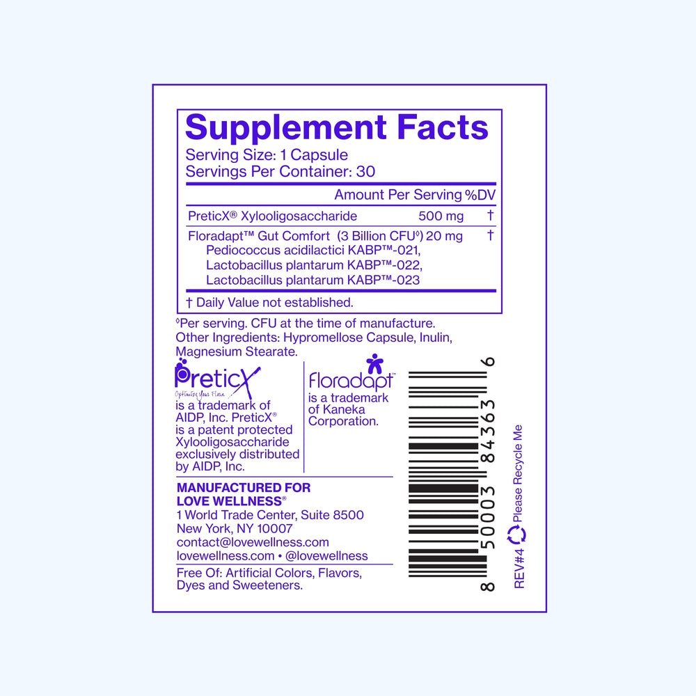 Serving suggestion: take one capsule daily