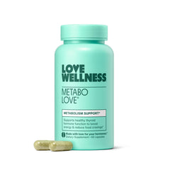 Love Wellness Metabolove bottle labeled product shot