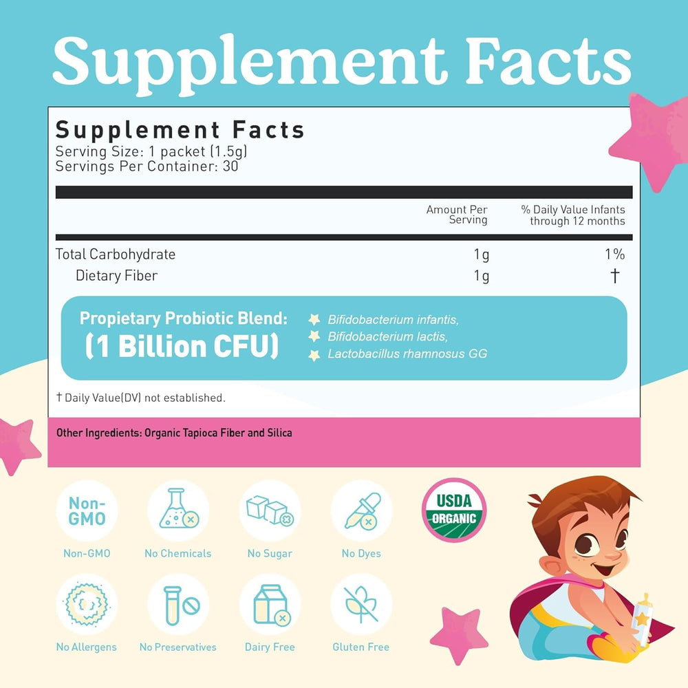 30-pack LoveBug infant probiotics packaging