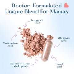 Close-up of Lovebug Postnatal Probiotics capsules