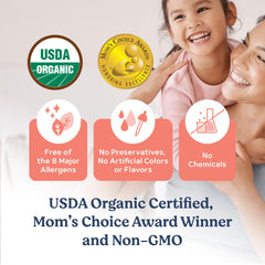 Close-up of Lovebug powder blending into child’s food