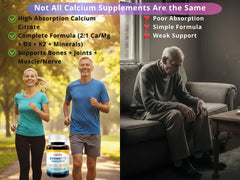 Calcium and Magnesium per serving for bone density