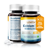 Bottle front of LOVITA Calcium Citrate 800 mg
