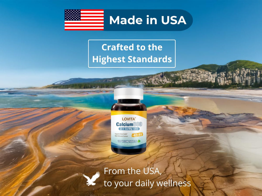 Immune health support features with calcium supplement