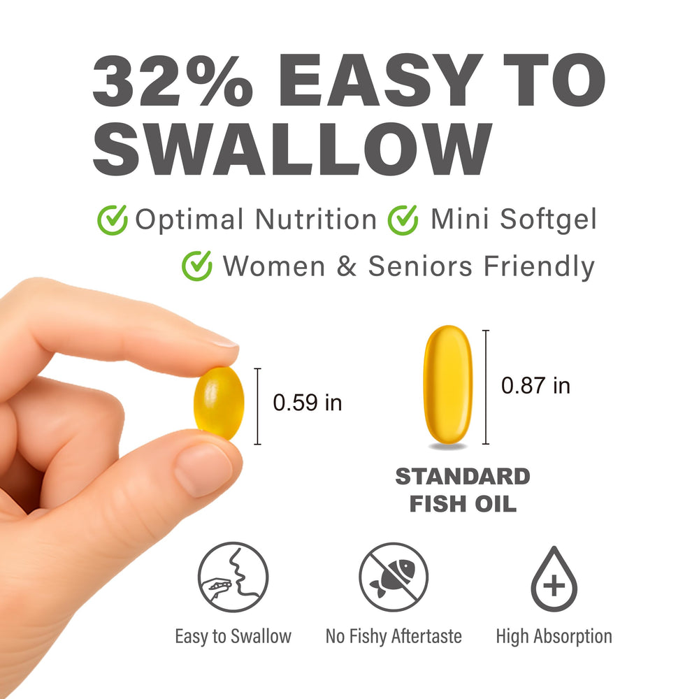 Burpless purified fish oil formulation