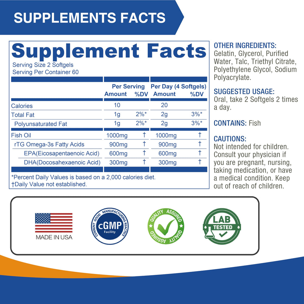 Molecularly distilled omega-3 to reduce heavy metals