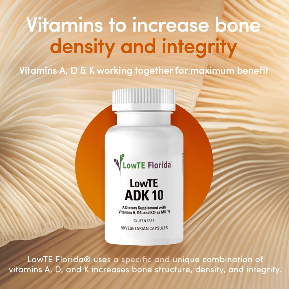 Concept image of bones and heart health with ADK supplement