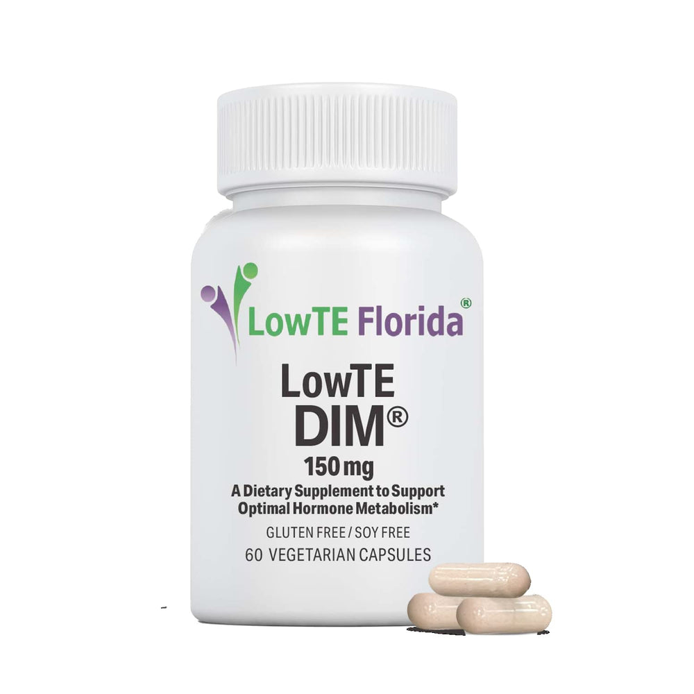 DIM capsules spilled from the bottle