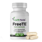 LowTE Florida FreeTE Tongkat Ali bottle demonstrates potency for energy support.