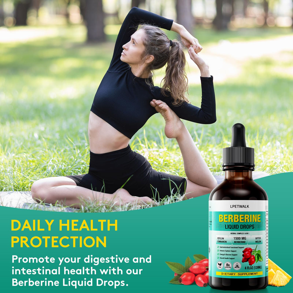 LPETWALK Berberine Liquid Drops packaging and label