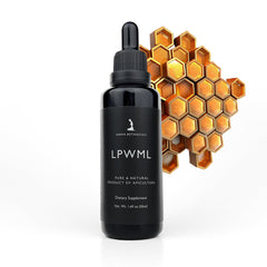 Bottle of LPWML Bee Ognevka tincture with label