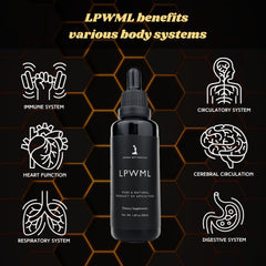 Amber tincture bottle close-up