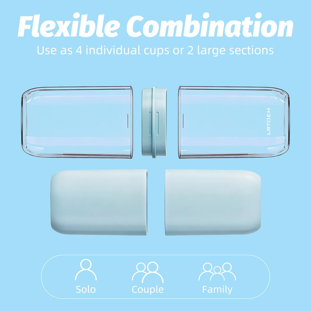 Slim space-saving travel cup design for travel and gym
