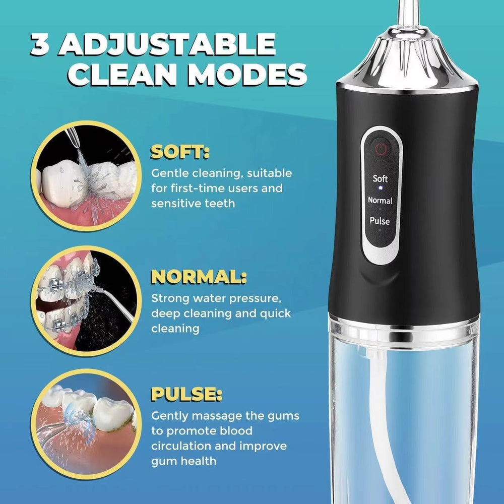 LSLCQW Water Dental Flosser Black - side view