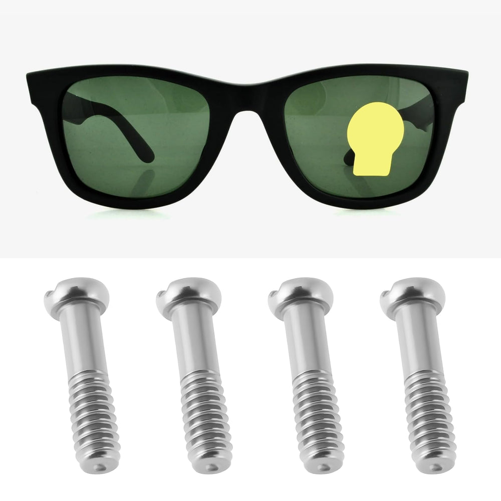8 screws included for Wayfarer RB2140 replacement - 2x1.4x6mm
