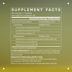 Side view showing bottle packaging