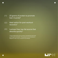 NSF certification badge on LTH Flex Whey Protein Isolate