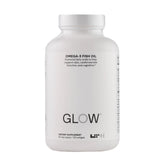 Front view of LTH Glow Omega-3 Fish Oil bottle