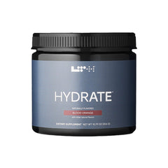 LTH Hydrate powder tub with scoop for daily hydration.
