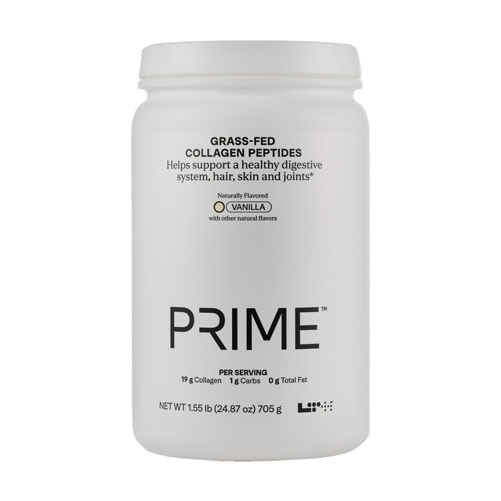 LTH Prime Collagen Peptides Vanilla tub with label
