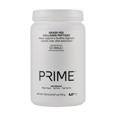 LTH Prime Collagen Peptides Vanilla tub with label