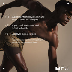 Supplement facts and ingredients panel for LTH Repair L-Glutamine