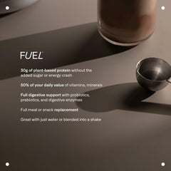 Vitamins and minerals including zinc, copper and calcium in LTH Fuel Vegan & All-in-One