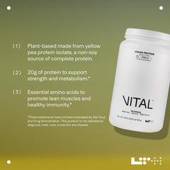 Ingredients label showing dairy-free and soy-free formula