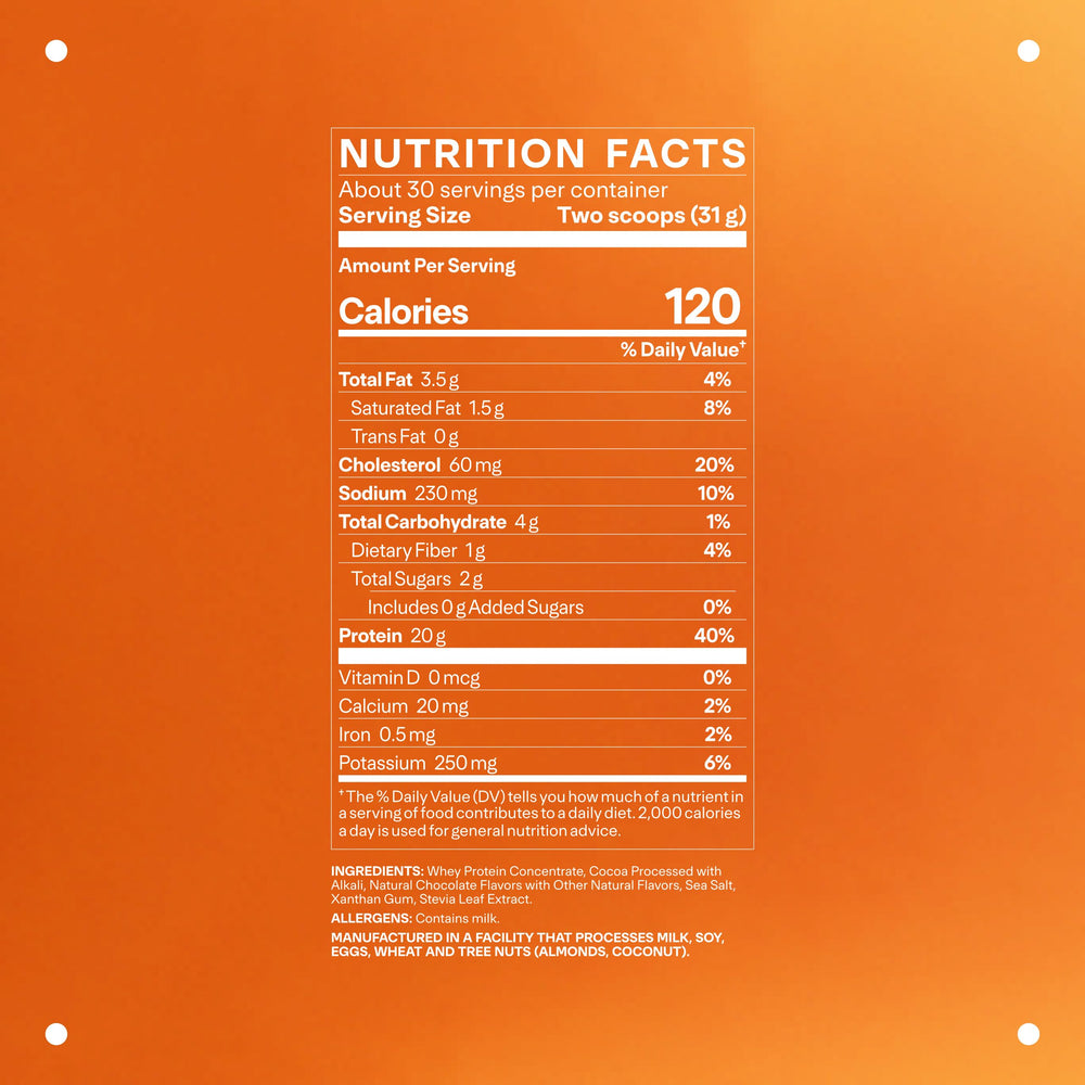 Prepared LTH Whey Protein shake showing creamy texture