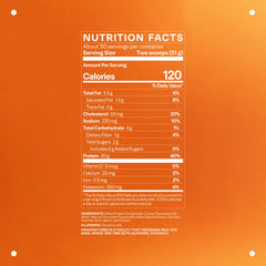 Prepared LTH Whey Protein shake showing creamy texture