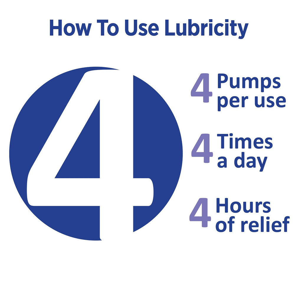 Close-up of Lubricity label on the bottle