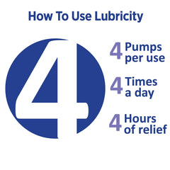 Close-up of Lubricity label on the bottle