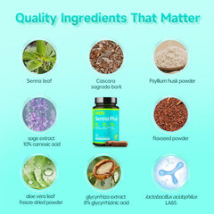 Key ingredients: Senna, Cascara Sagrada, Psyllium Husk and MCT Oil