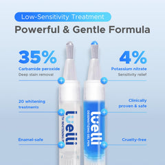 Enamel-safe teeth whitening concept image