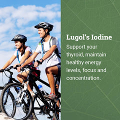 Close-up of Lugol's Iodine 2% liquid drops