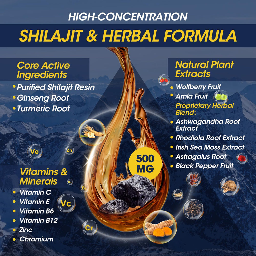 2 fl oz Lukaree Shilajit Drops bottle with dropper